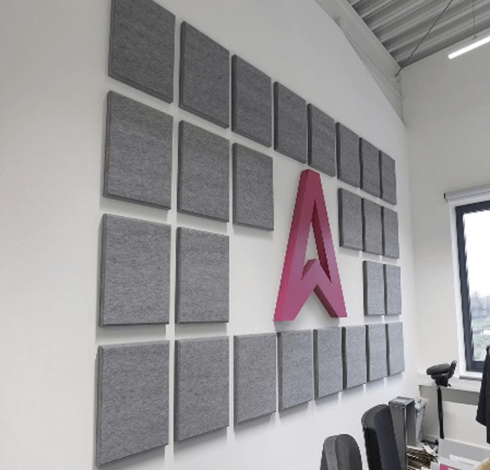 Panneaux acoustique decoratifs - Carré (45° AK)